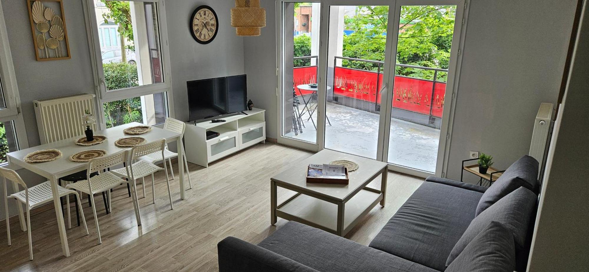 Saint-Andre-lez-Lille Appartement 2 Chambres Avec Terrasse Et Garage מראה חיצוני תמונה
